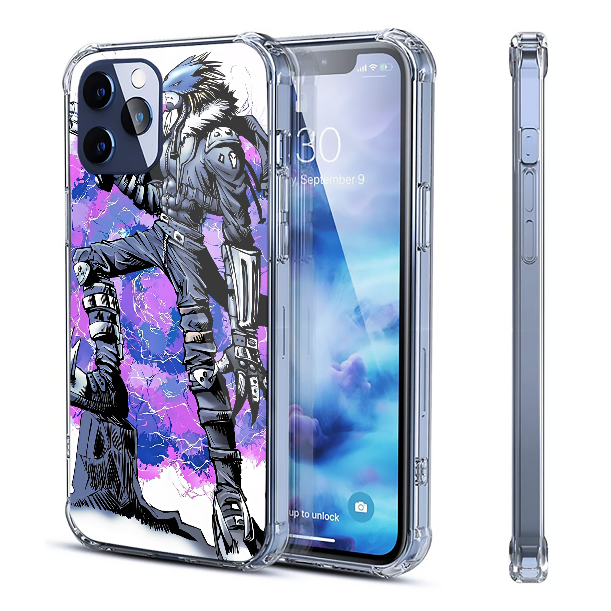 （画像用） Digimon デジタルモンスター/デジモン 【iPhone 12シリーズ対応】透明スマホケース（クリアソフトケース）